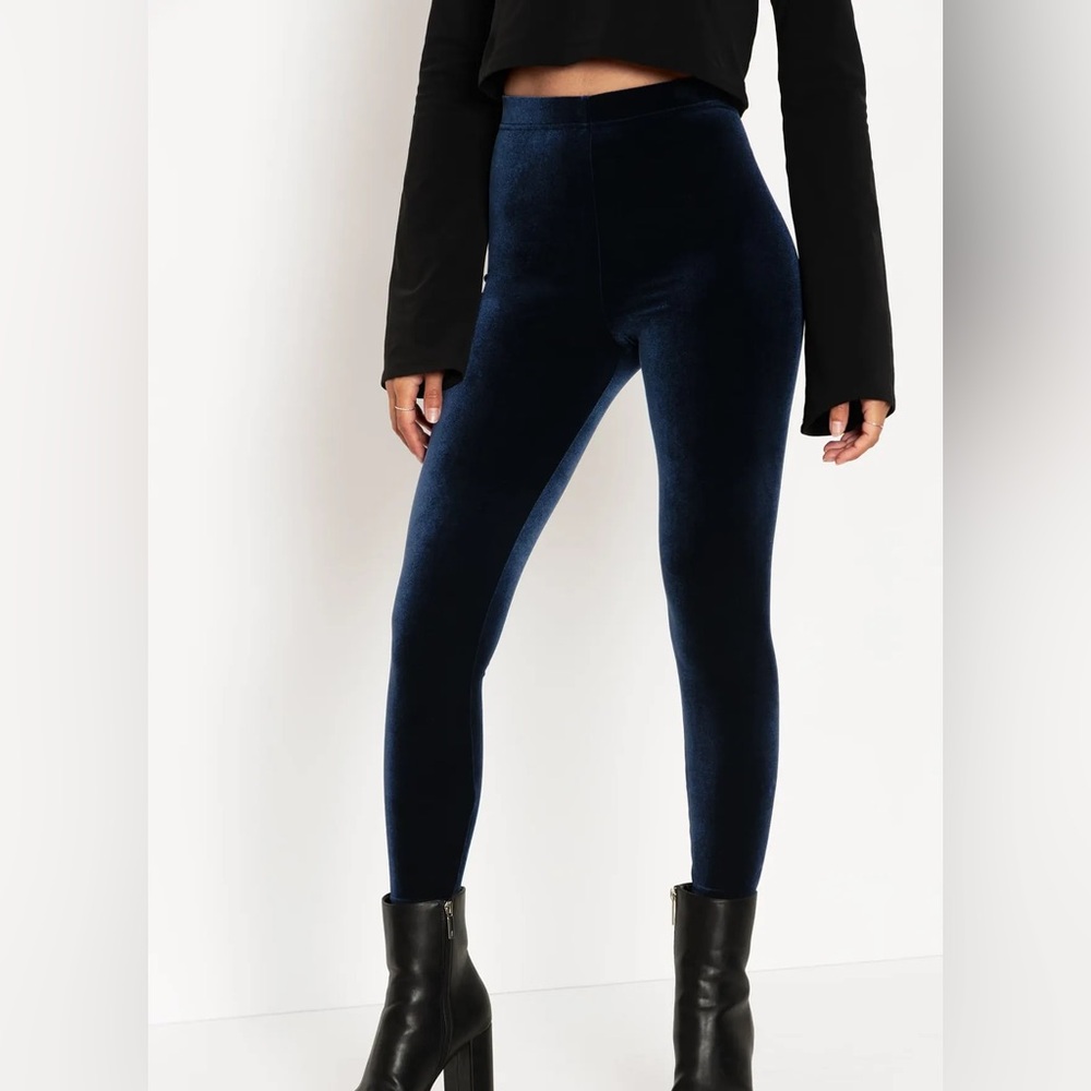 After Midnight Velvet HW Leggings - Limited